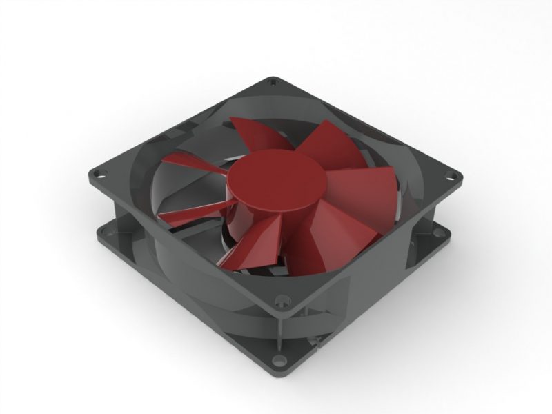 PC ventilator, modelstudie